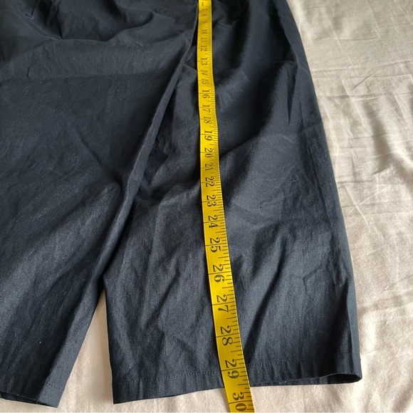 Max Studio Special Edition Black Linen Blend Skort • Size 10 - Picture 7 of 16